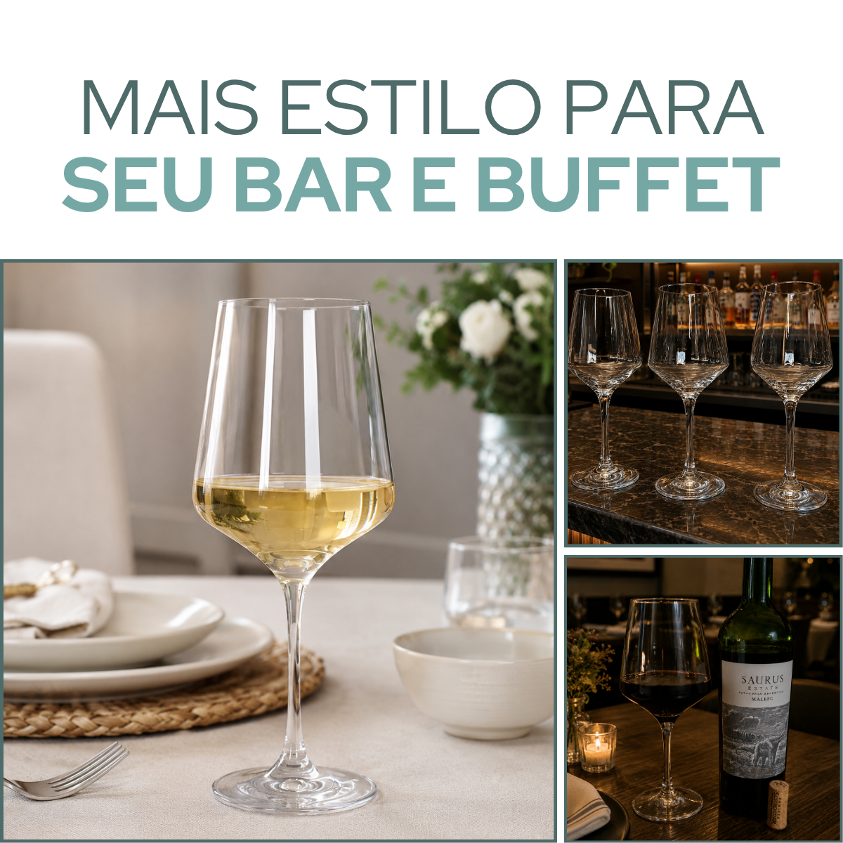 Taça Brunello Vidro 490ml