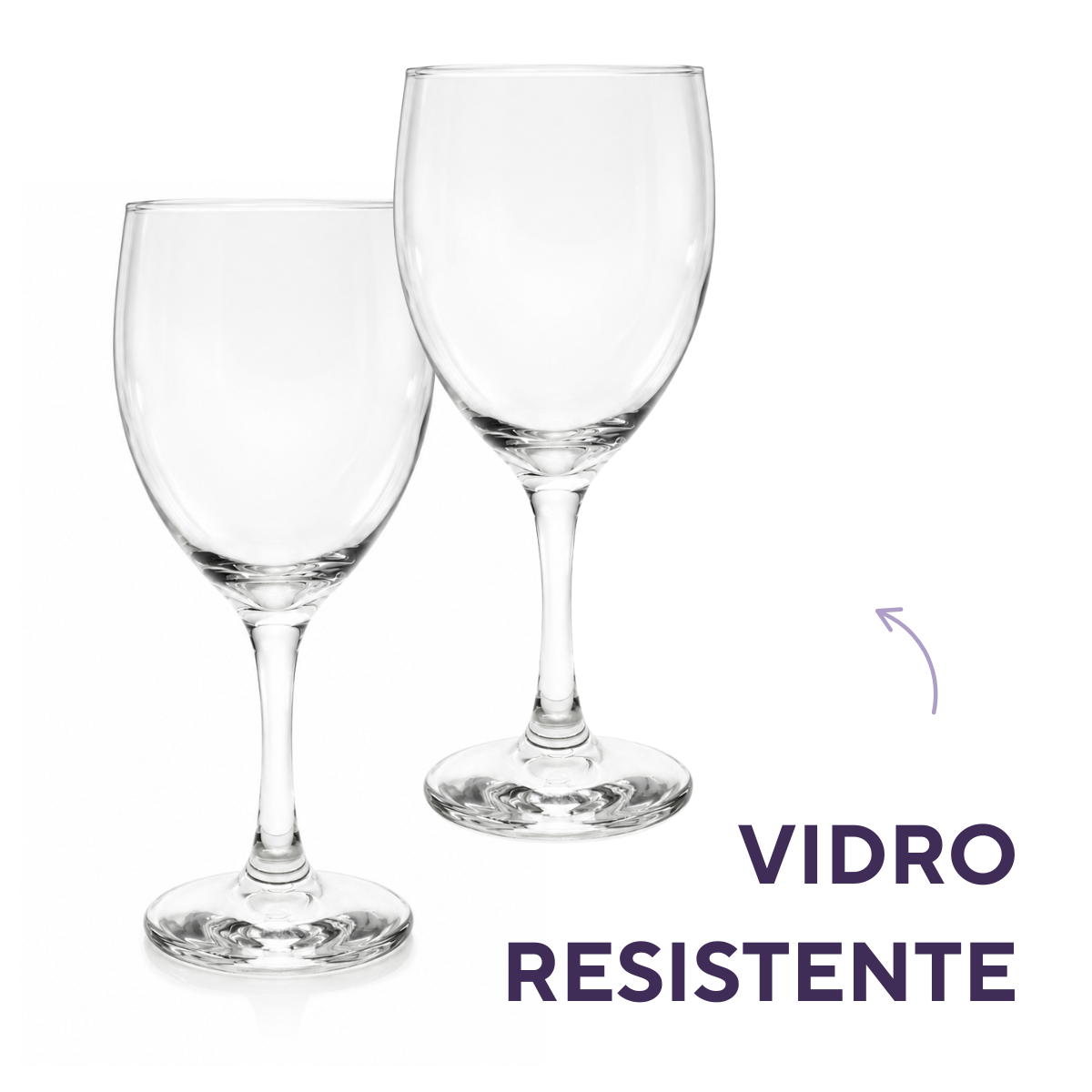Taça Vinho Imperatriz Vidro