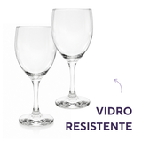Taça Vinho Imperatriz Vidro