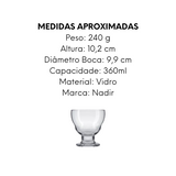 Taça Sorvete Samba Nadir 360ml Nadir