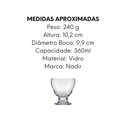 Taça Sorvete Samba Nadir 360ml