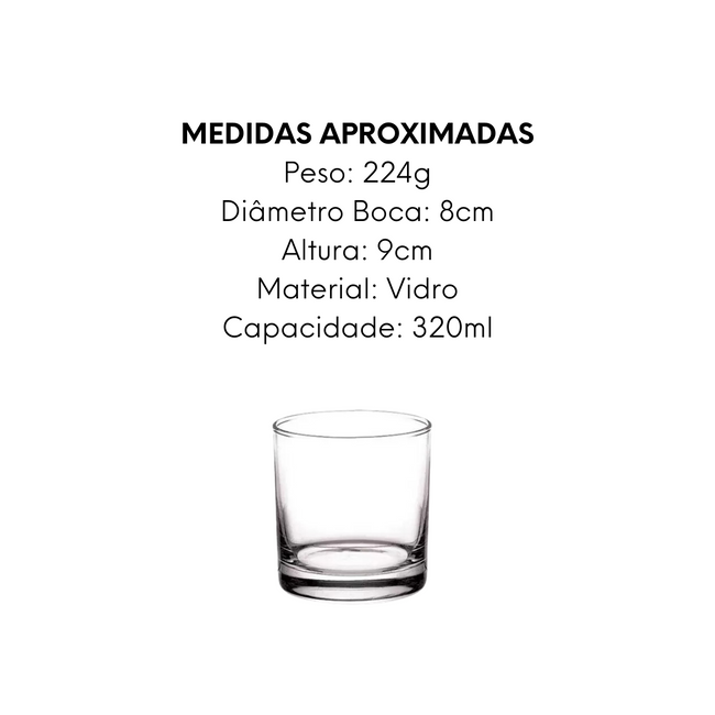 Copo Cylinder Rocks 320ml Main Image