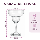 Taça Windsor Vidro Marguerita 335ml