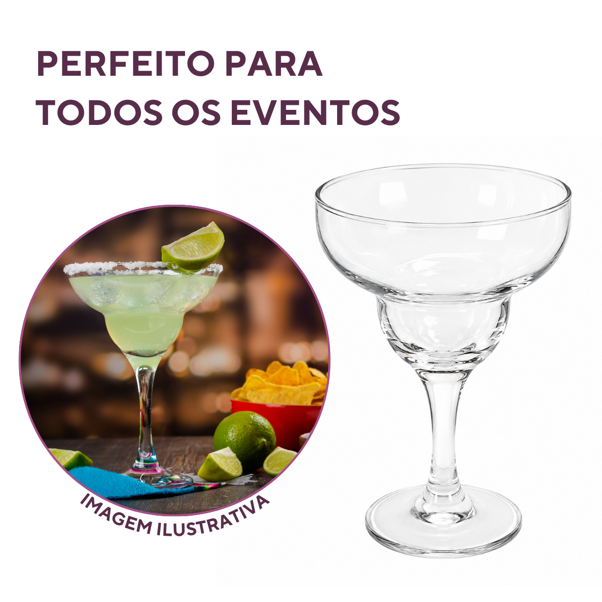Taça Windsor Vidro Marguerita 335ml