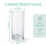 Copo Vidro Cylinder 300ml