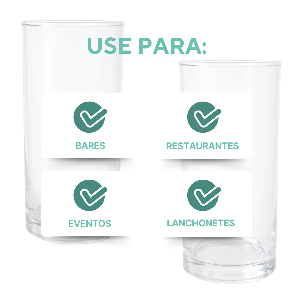 Copo Vidro Cylinder 300ml