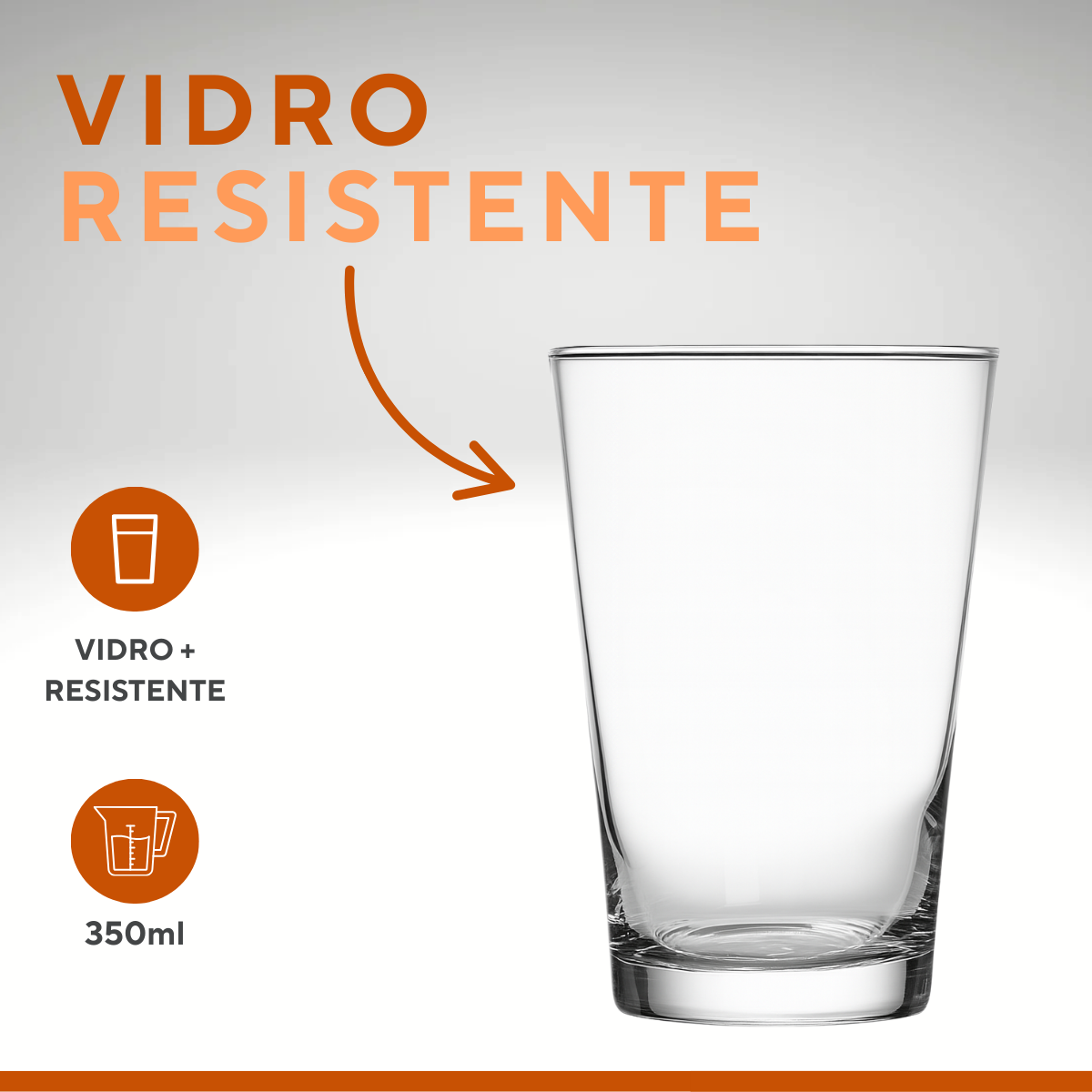 Copo Caldereta Vidro 350ml