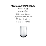 Copo Dubai 350ml de Vidro