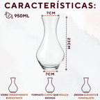 Decanter vidro malbec 950ml