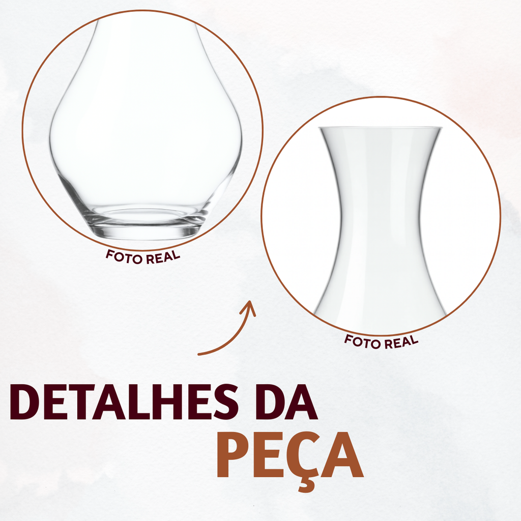 Decanter vidro malbec 950ml