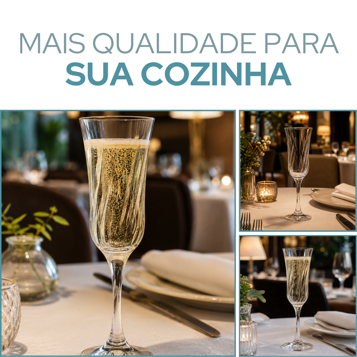 Taça Lirio Champanhe Vidro 195ml