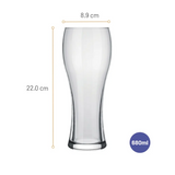 Copo Joinville 680ml de Vidro Nadir