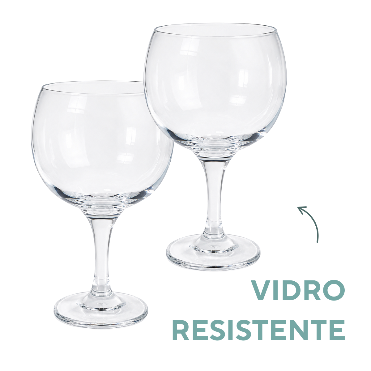 Taça de Vidro Gin 655ml