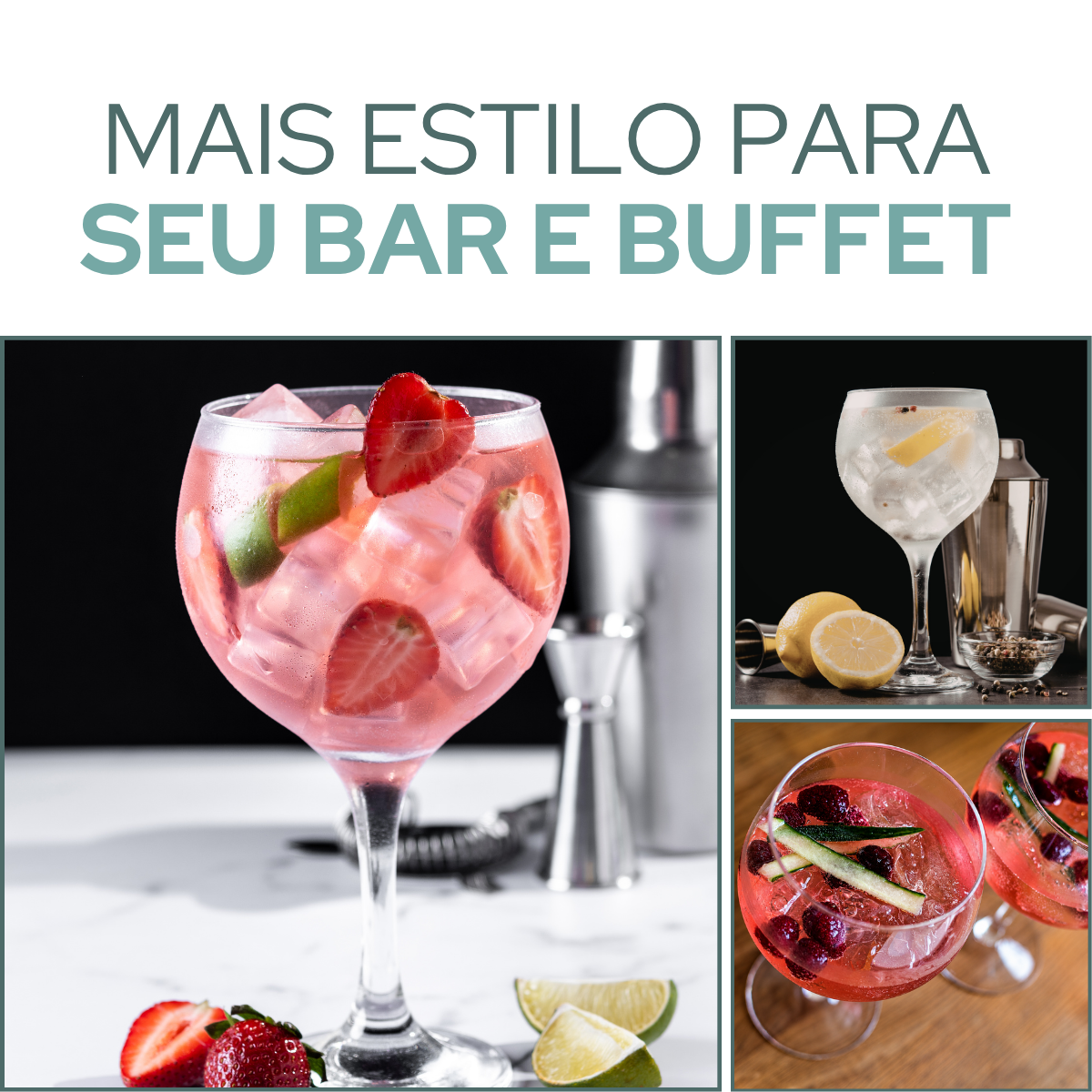 Taça de Vidro Gin 655ml