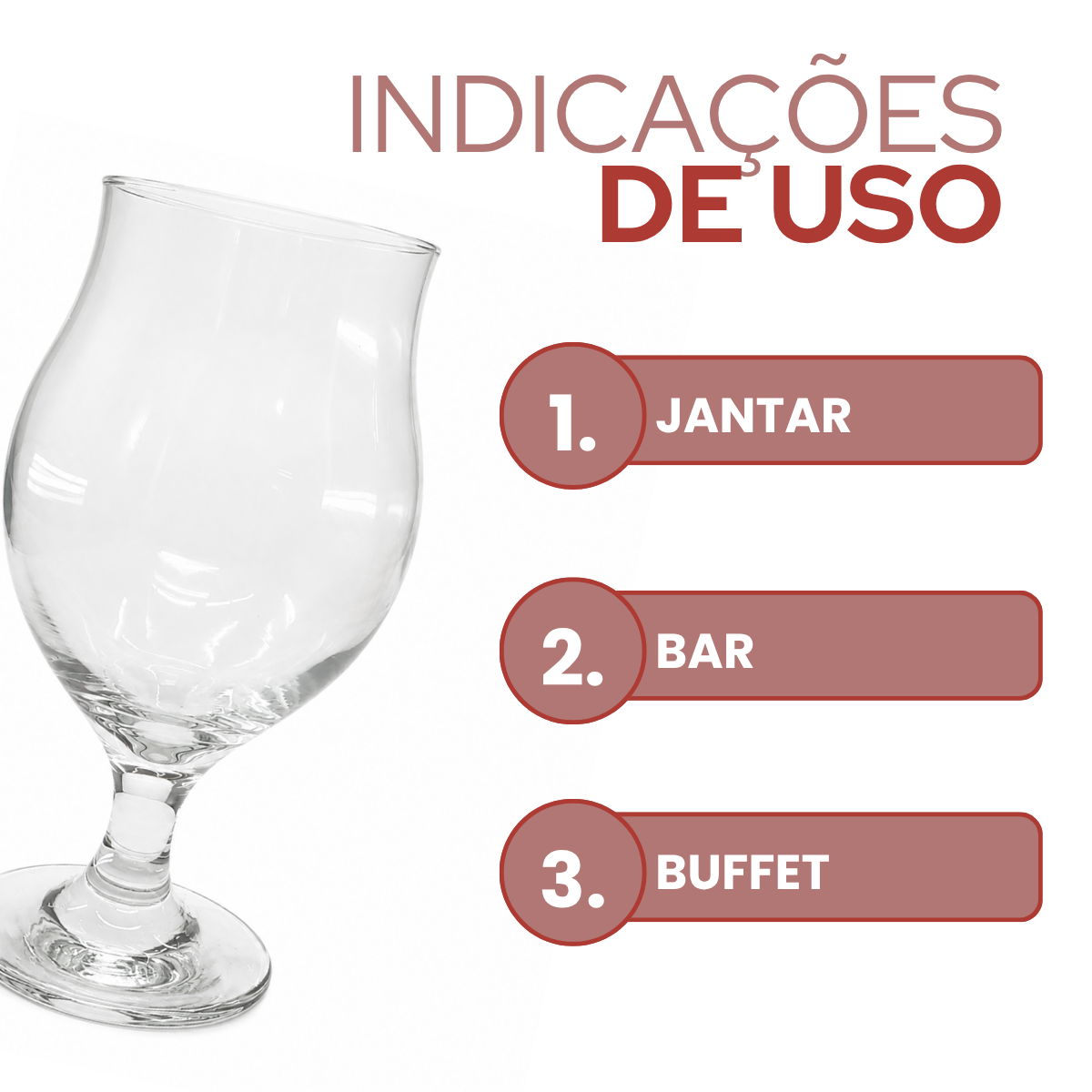 Taça de Vidro Denver 550ml