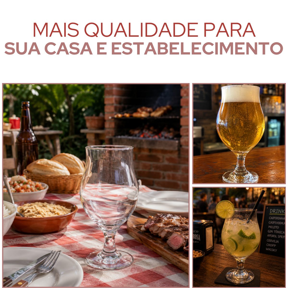 Taça de Vidro Denver 550ml