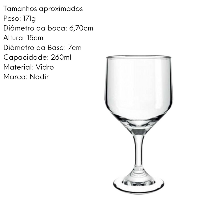 Taça de Vinho Buffet 260ml Main Image