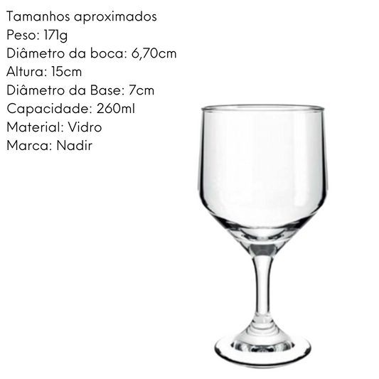 Taça de Vinho Buffet 260ml