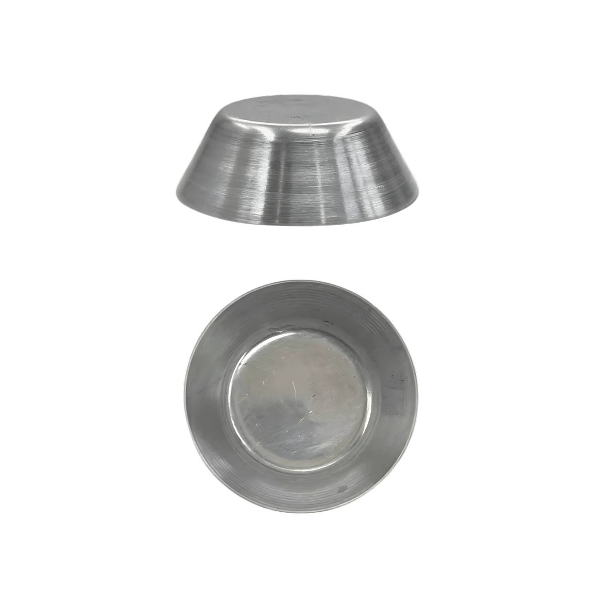 Pacote Com 12 Forminhas Para Empada Lisa de Aluminio - A Gourmet