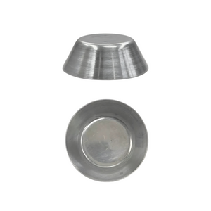 Pacote Com 12 Forminhas Para Empada Lisa de Aluminio - A Gourmet