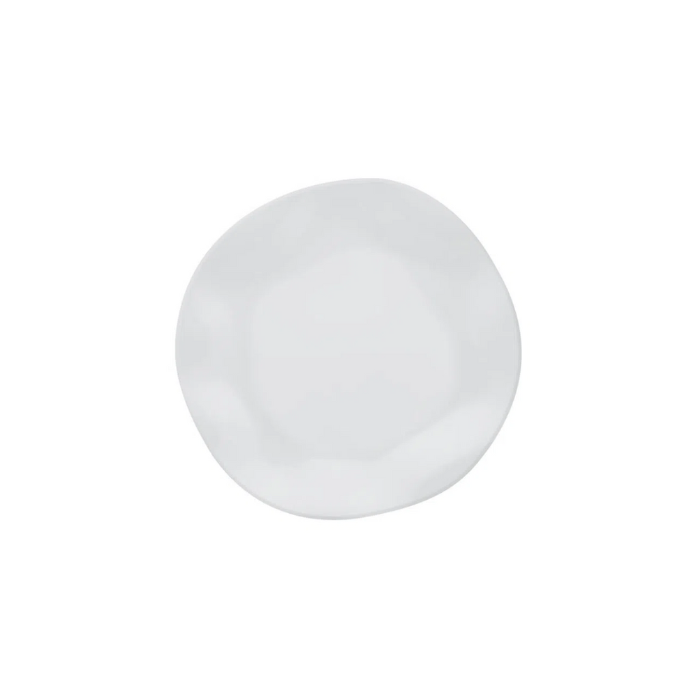 Prato Sobremesa de Porcelana Linha White 20cm - A Gourmet