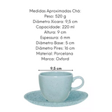 Xicara de Chá 220ml Blue Bay Oxford Oxford