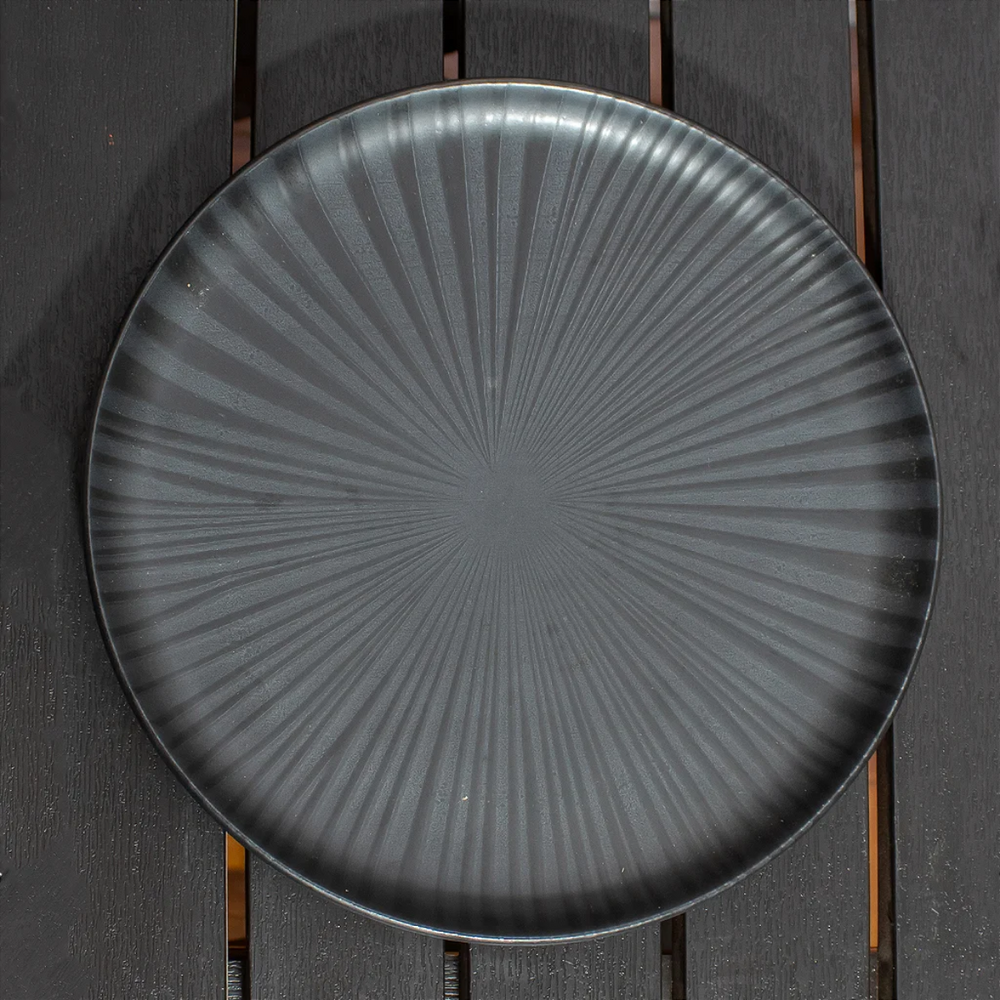 Prato Raso Onix de Cerâmica Oxford - A Gourmet