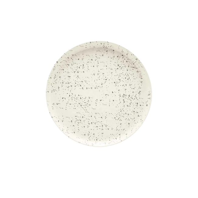 Prato de Sobremesa Chuvisco Cerâmica 20cm - A Gourmet Hover Image