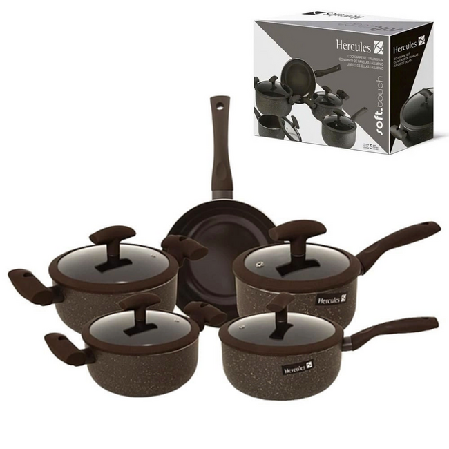 Conjunto de Panelas Marrom Hércules Hercules Hover Image