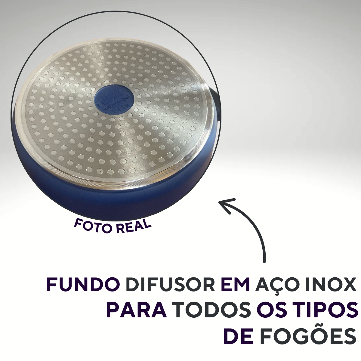 Caçarola Com Tampa 4,5L Azul Marine