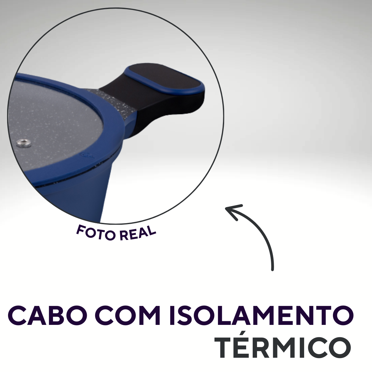 Caçarola Com Tampa 4,5L Azul Marine