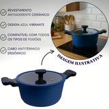 Caçarola Com Tampa 4,5L Azul Marine