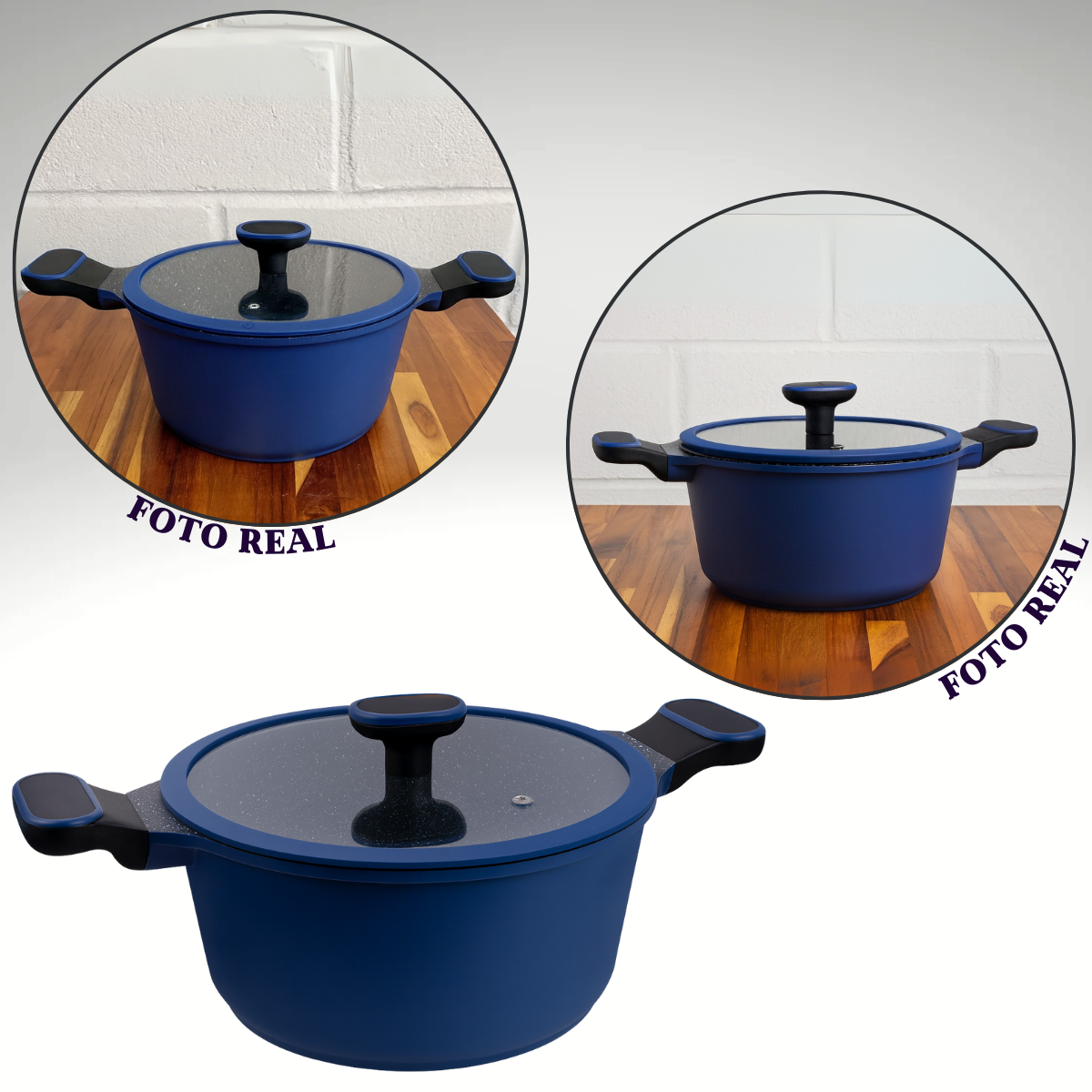 Caçarola Com Tampa 4,5L Azul Marine
