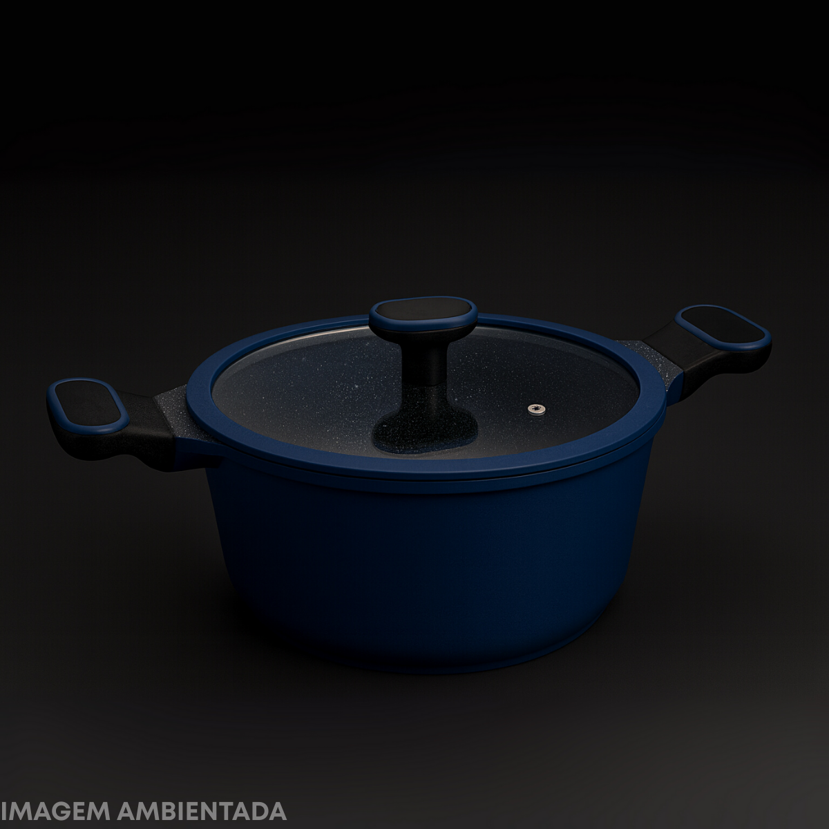 Caçarola Com Tampa 4,5L Azul Marine