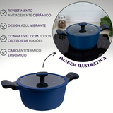 Caçarola Com Tampa 6,9L Azul Marine
