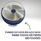 Frigideira Hercules Azul Antiaderente 1,9L Cabo Antitérmico