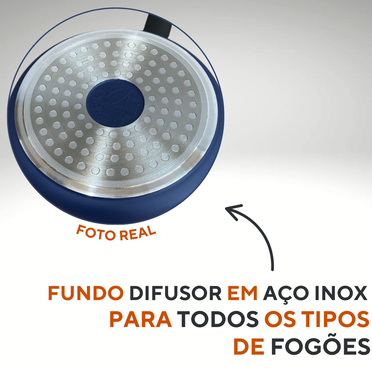 Panela Com Tampa 1,9L Azul Cerâmica
