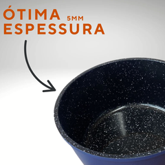 Panela Com Tampa 1,9L Azul Cerâmica
