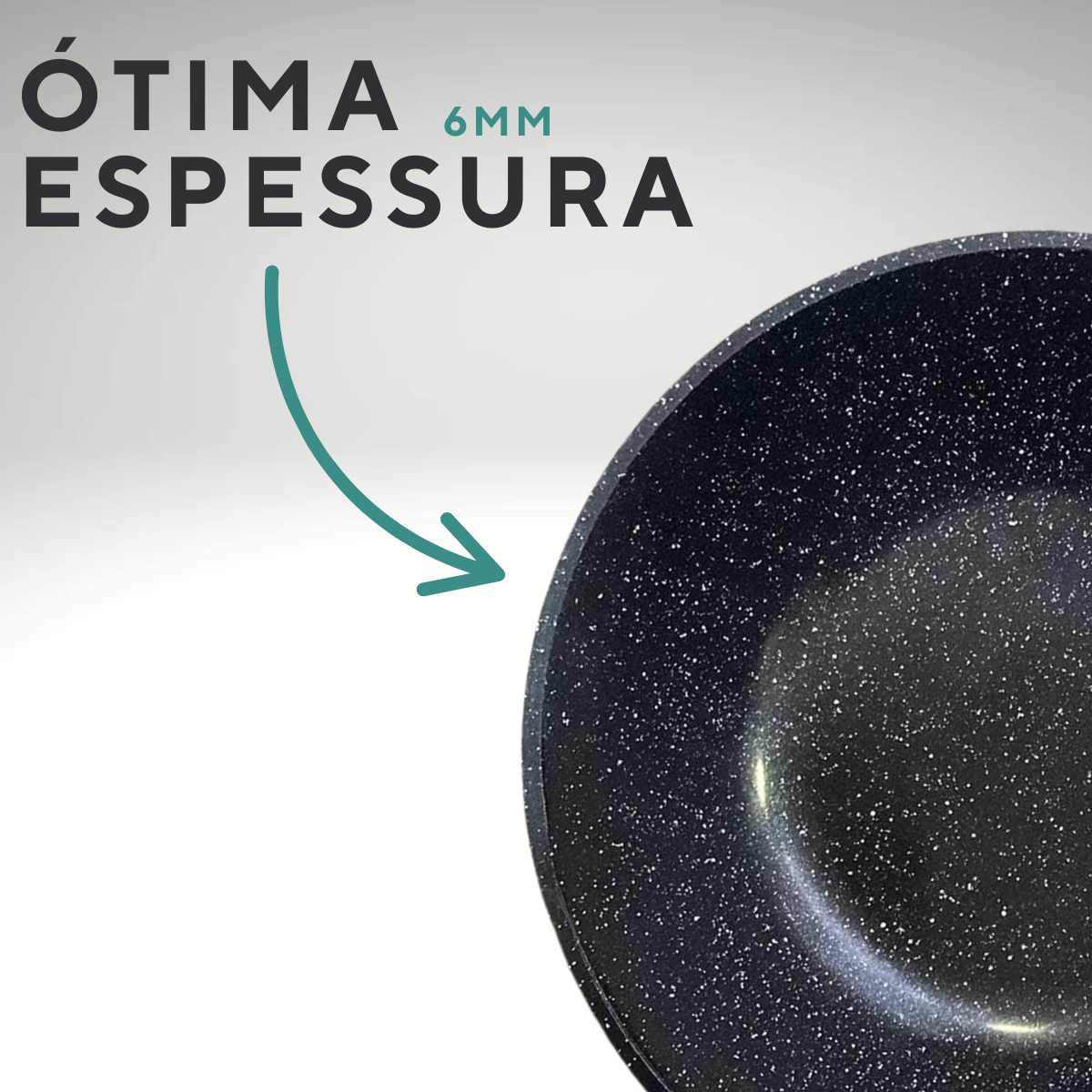 Frigideira Wok Com Tampa Hércules 4,6L