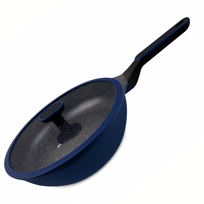 Frigideira Wok Com Tampa Hércules 4,6L Hover Image