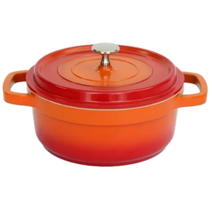 Caçarola Redonda Laranja Interior em Ceramica Hercules