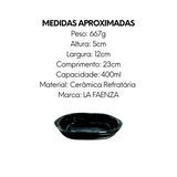 Assadeira N00 Cerâmica Preta - A Gourmet