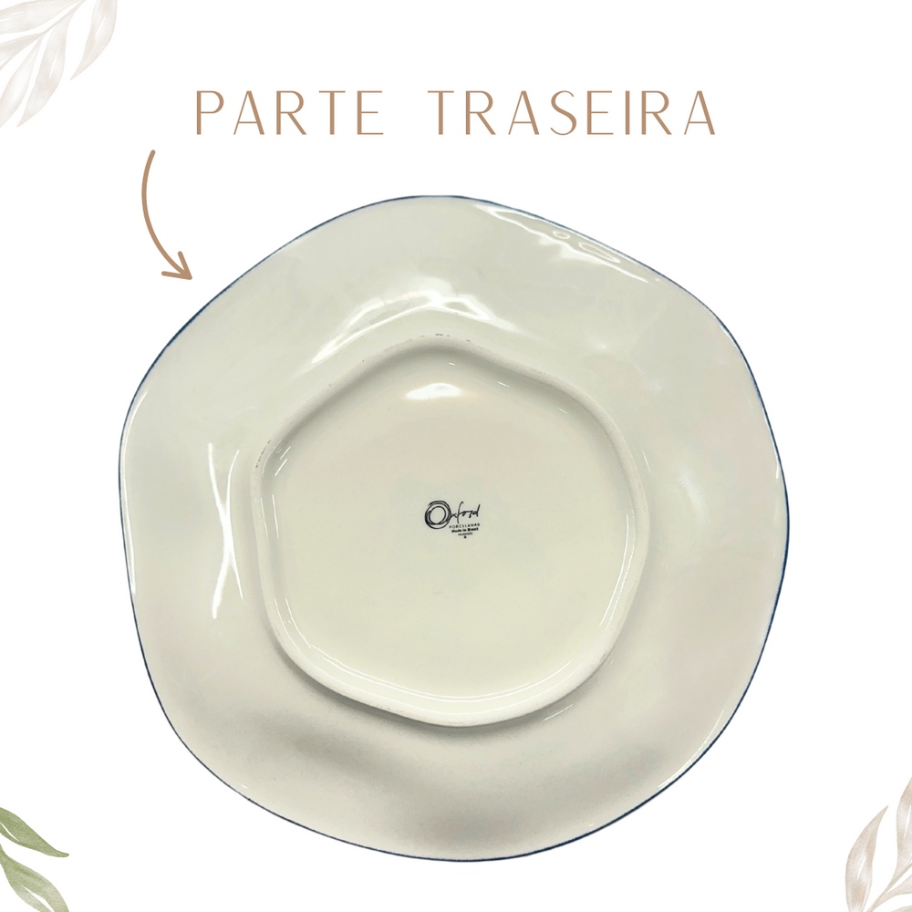 Prato raso galápagos oxford Oxford Pratos Rasos