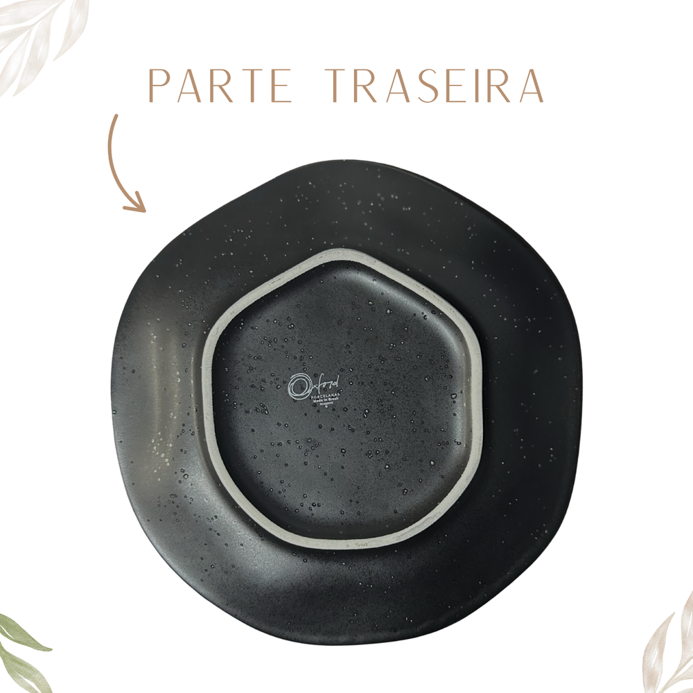 Prato sobremesa linha Ryo Volcano Oxford Oxford Pratos de Sobremesa