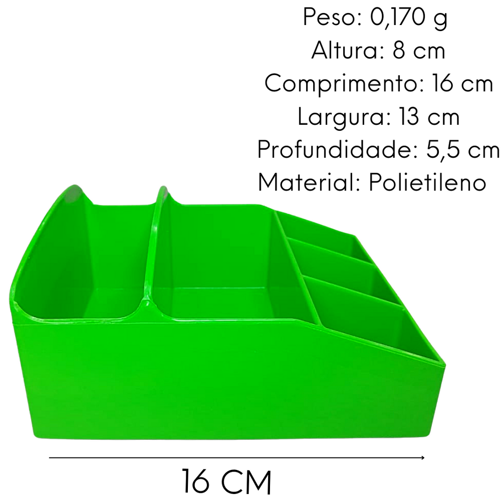 Porta Guardanapo Galheteiro Verde Plastcom