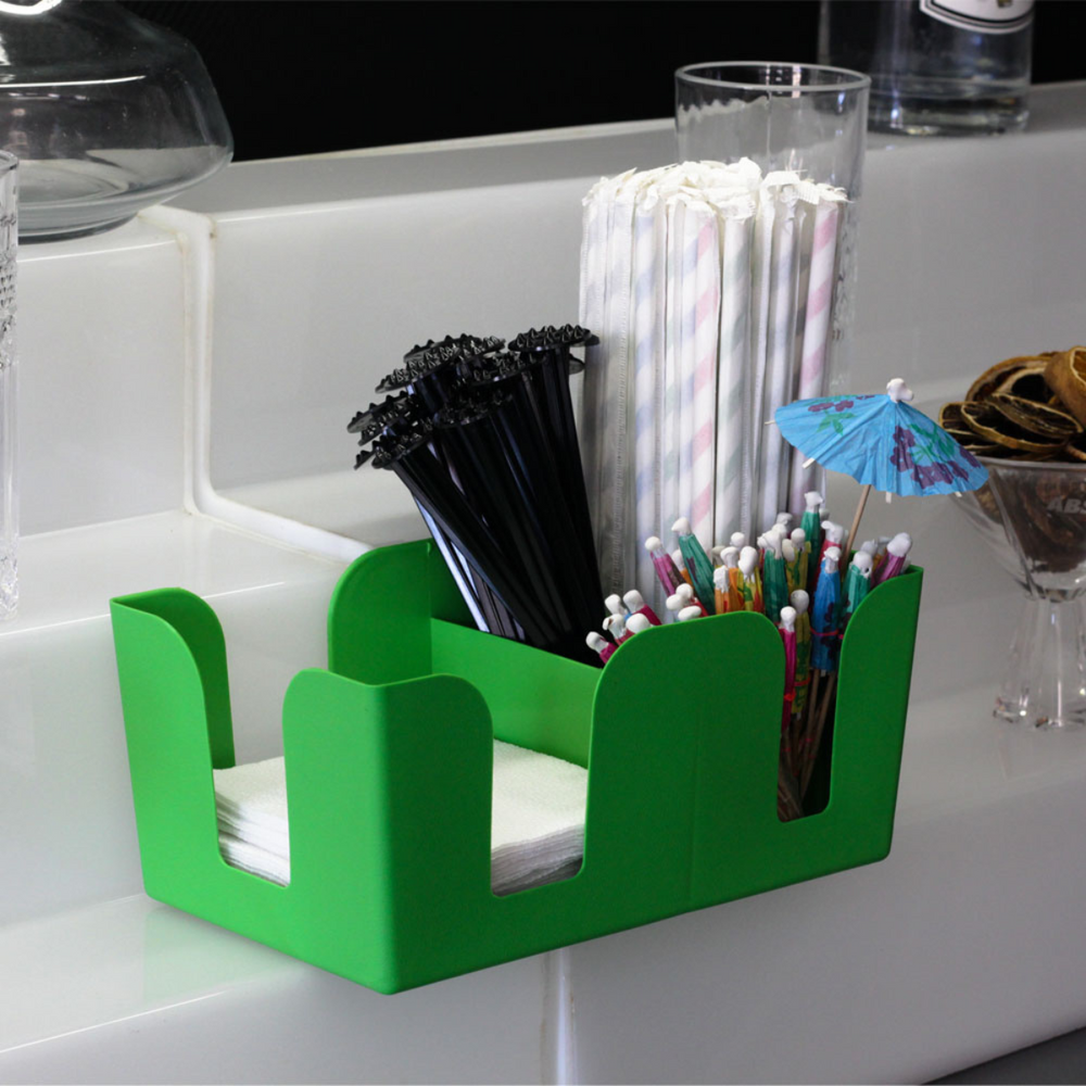Organizador para bar Verde de Polipropileno Plastcom