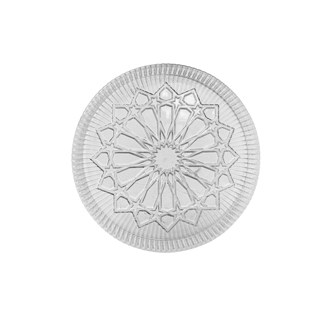 Prato de Sobremesa Guzmanya de Vidro - A Gourmet Hover Image