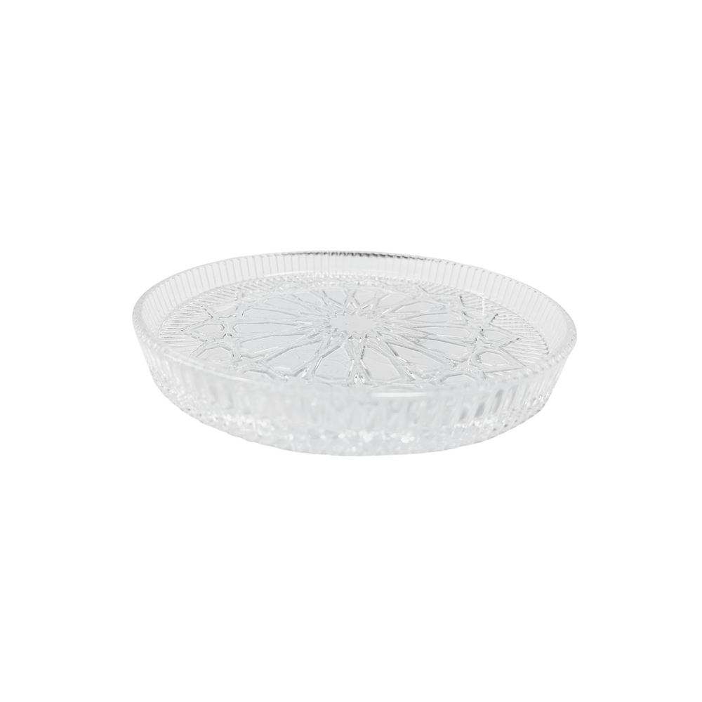 Prato de Sobremesa Guzmanya de Vidro - A Gourmet