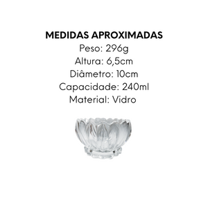 Bowl Jessica 240ml de vidro - A Gourmet