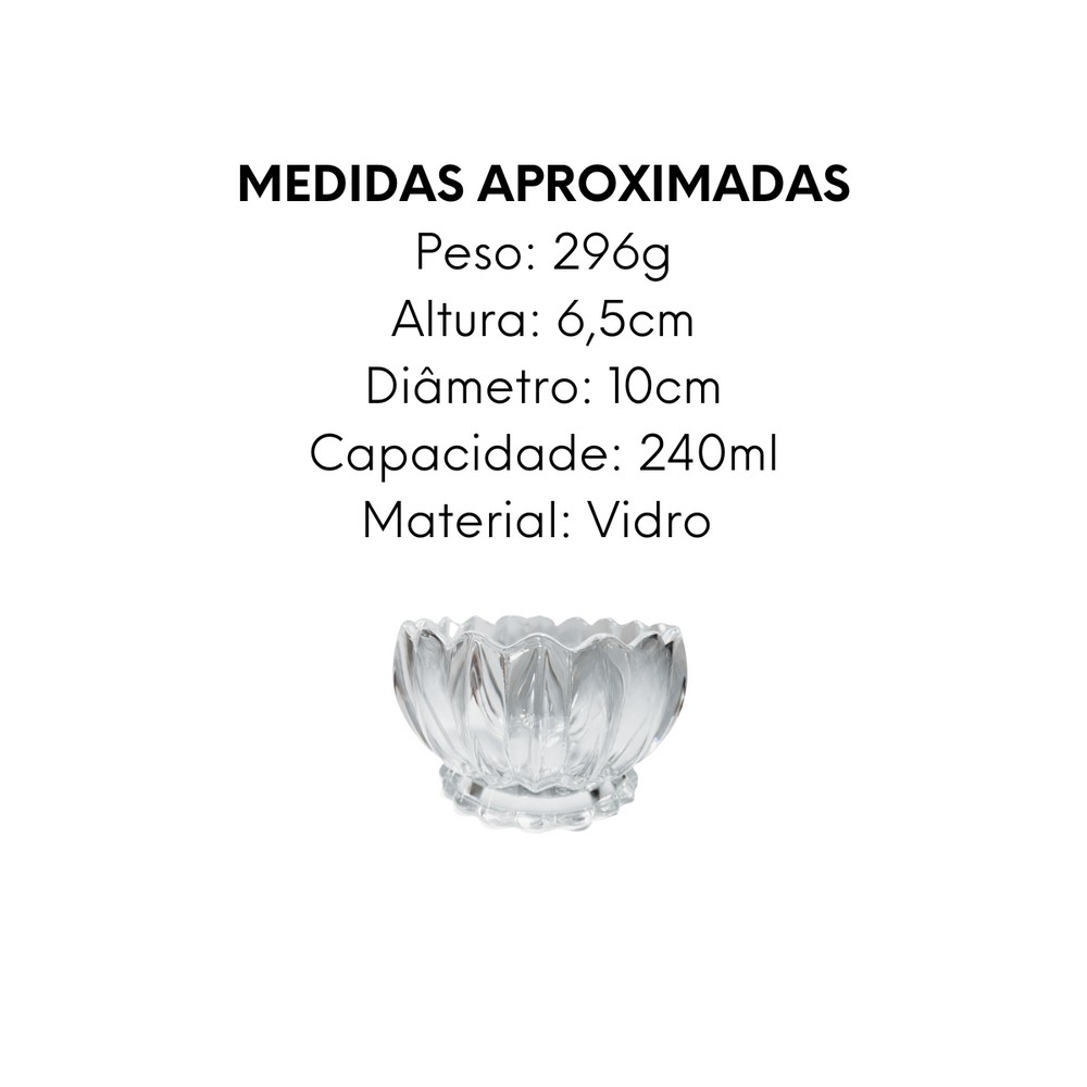 Bowl Jessica 240ml de vidro - A Gourmet